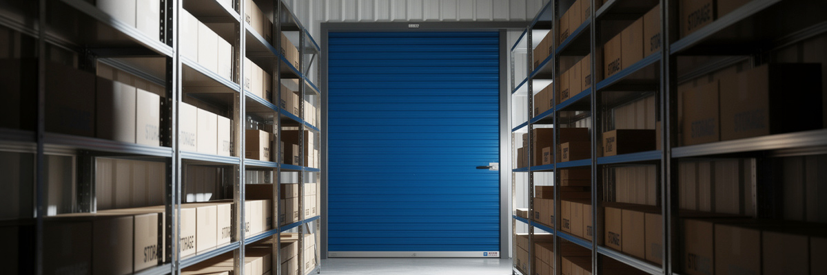 Alquiler de racks y estanterías para boxes y containers - BlueBox Storage