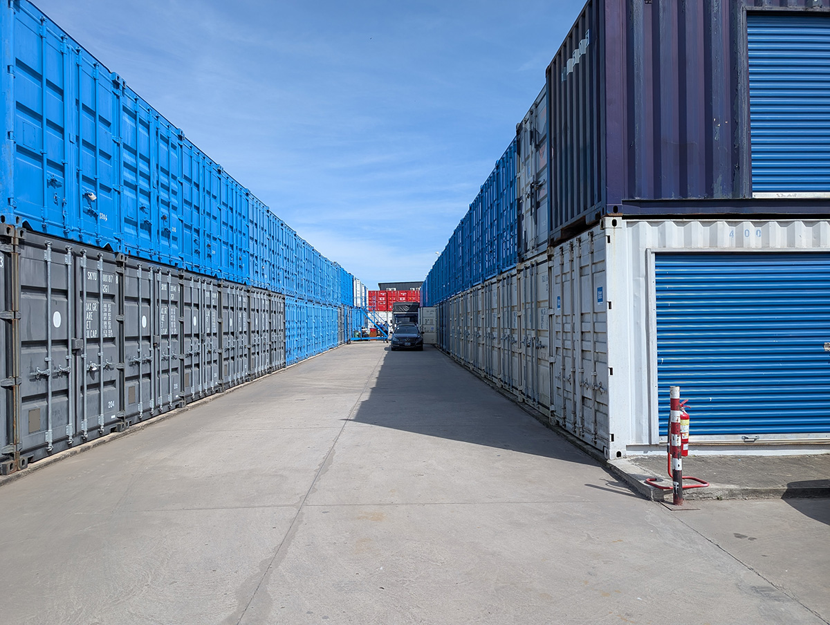 Depósito en container seguro en BlueBox Canning, Parque Industrial