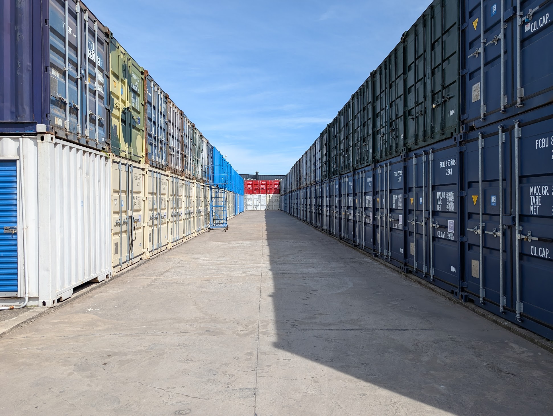 Containers en alquiler en Canning - Vista del predio BlueBox Storage