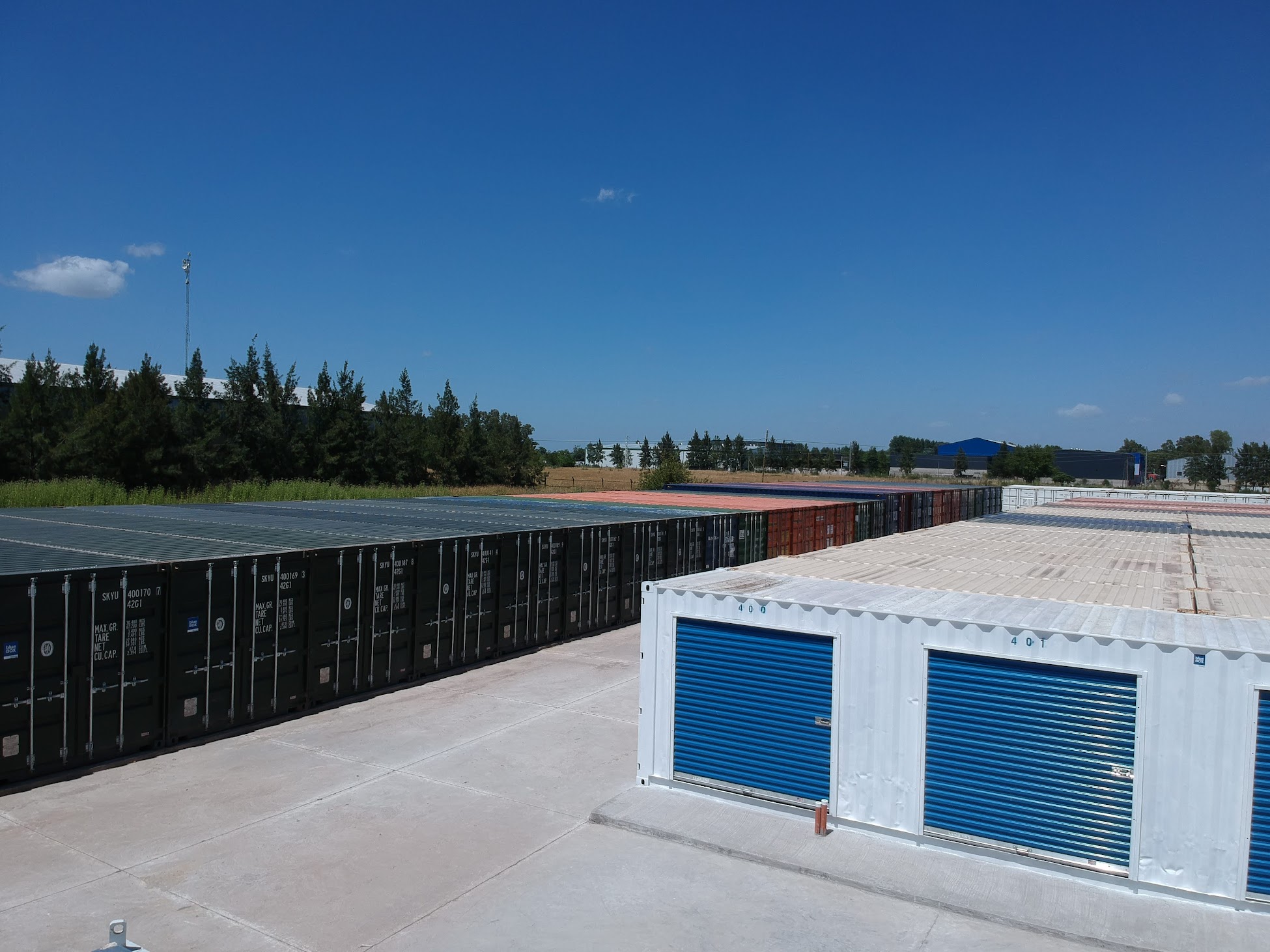 Predio de containers en alquiler en Canning - BlueBox Storage