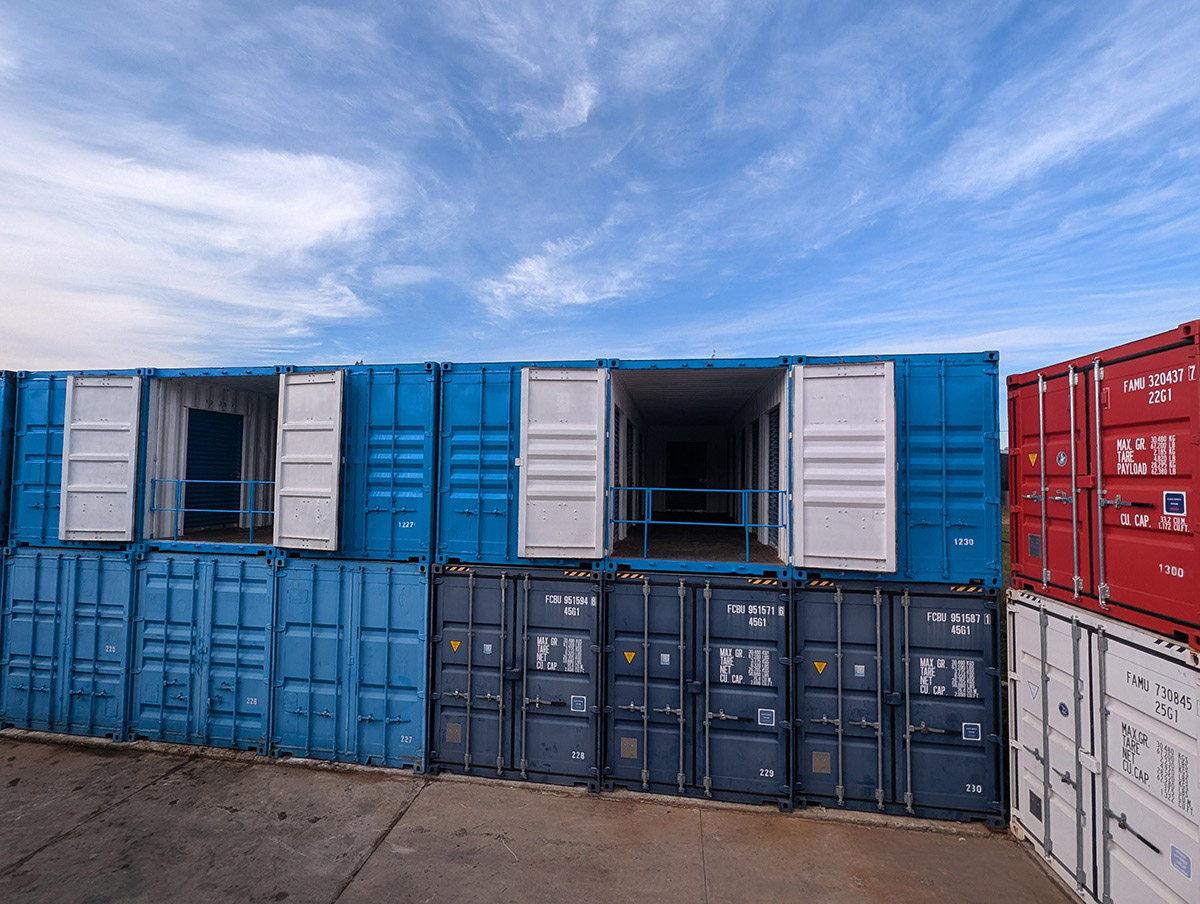 Containers en alquiler en Canning - Primera etapa de BlueBox Storage