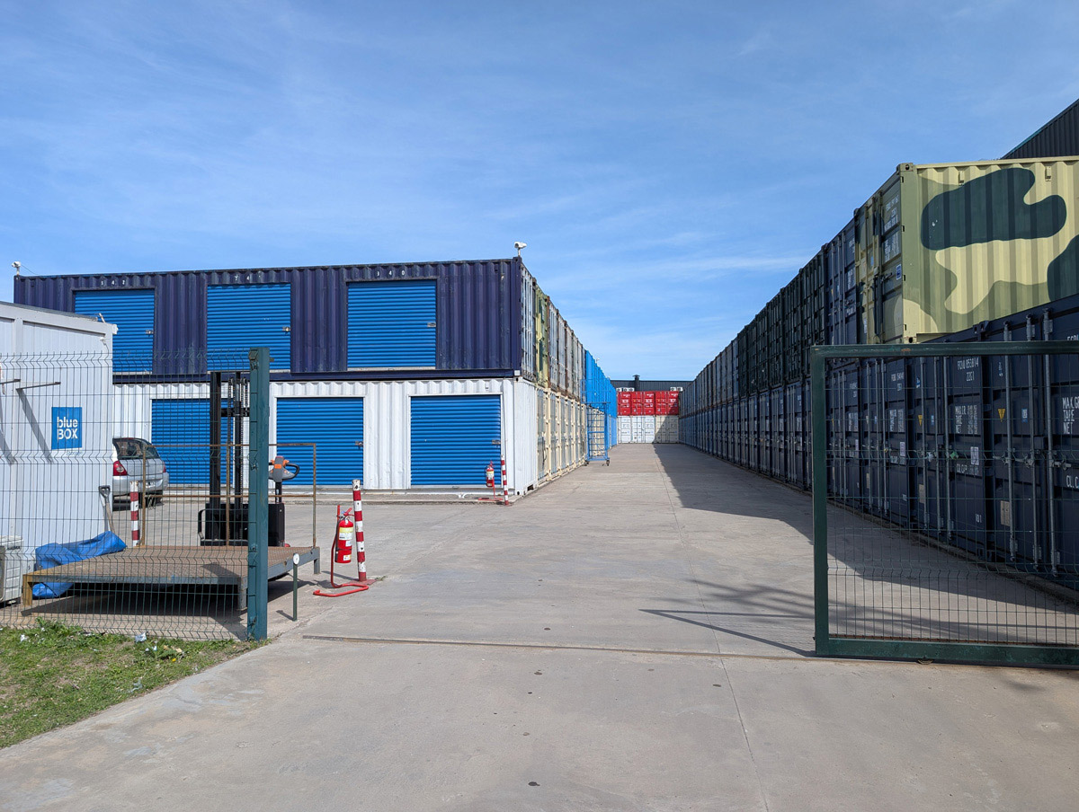 Containers en alquiler en Canning - Primera etapa de BlueBox Storage
