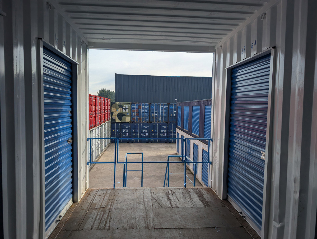 Containers en alquiler en Canning - Primera etapa de BlueBox Storage